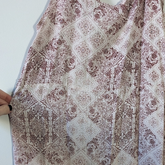 Faithfull The Brand Urban Outfitters Luci Pattered Mini Dress Pink Floral Tie XS - Picture 9 of 16